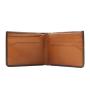 High quality top grain leather men wallet slim purse in classic big brand pebble pattern