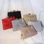 Wholesale Women Glitter Shiny Evening Bags Pleated Silver Clutch Bag Wrinkle Handbags Chain Wedding Gold Party Bag For Ladies