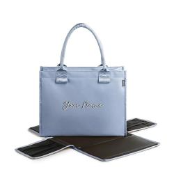 Manufacturer Portable Baby Travel Light Baby Nappy Tote Handbag Nylon Diaper Bag Mommy Bag With Changing Pad