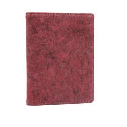 Vegan Non-Leather Eco Minimalist Slim Card Holder Cork Wallet Zipper Card Wallet