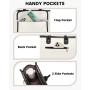 LOVEVOOK Wholesale Custom 15.6 in design carry on leather Canvas Laptop Bag Shoulder Messenger Bag Business Work Tote with purse