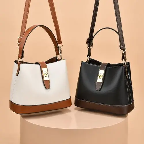 Fashion bolsos de mujer Bucket Bag Large Capacity Handbag Elegant Shoulder Bag For Ladies