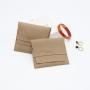 Flexography Custom Emboss Logo Small Envelope Flap Jewelry Pouch Luxury Microfiber Suede Necklace Earring Jewelry Bag