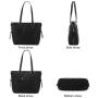 custom top sale fashion 2pcs office lady tote bags large Capacity shoulder bags custom women handbags
