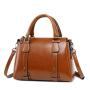 Top Quality 2024 Trendy Custom logo genuine leather handbags for women cowhide tote bag ladies vegan real leather handbag