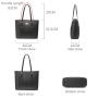 LOVEVOOK Designer handbag for women large tote bags ladies shoulder laptop office bag for women 2023 school travel work handbags