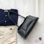 Custom logo soft PU leather shoulder bags fashion large capacity casual female handbag fashion big hand bags ladies