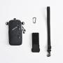 ZR910 New Arm Bag Men's PU Fitness Wrist Bag Leisure Letters Waterproof Portable Outdoor Sports Running Phone Waist Bag