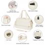 Customized Logo Spinnanight Overnight Bags Portable Gym Sport Travel Duffle Bag with USB Charging Port