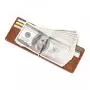 ZHF014 Creative Men's Purse PU Card Bag RFID Anti-theft Brush Dollar Clip Fashion Crazy Horse Pattern Card Set Wholesale
