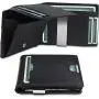 Wholesale leather money clip slim front pocket wallet rfid Blocking mens wallet money clips