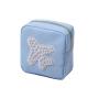 Promotional Wholesale Stock Custom Embroidered Logo Designer Nylon Zipper Portable Travel Toiletry Cosmetic Makeup Pouch