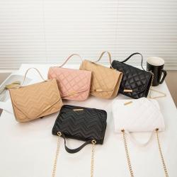 Embroidery small square bag 2024 ladies handbag pu leather small crossbody bag wholesale outdoor leisure shoulder bag