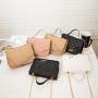 Embroidery small square bag 2024 ladies handbag pu leather small crossbody bag wholesale outdoor leisure shoulder bag