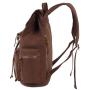 XL067 Retro Canvas American Style Computer Bag Drawstring Flap Shoulder Bag Anti Water Fashion Students Outdoor Backpack