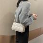 New Women's Bag Fashionable Checkered Small Square Bag