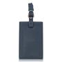 Custom Personalized Logo Travel Vegan Pu Leather Luggage Tag Leather Suitcase Tag