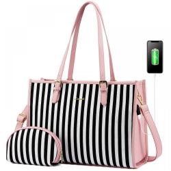 LOVEVOOK 2022 Briefcase big for women luxury custom logo shoulder purses business Work travel 15.6in women laptop handbags