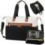 LOVEVOOK 4pc New Design High Quality Leather Diaper Tote Bag Large Waterproof Nappy Baby Bag for Mum organizer travel diaper bag