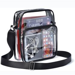 PVC bag Fashion Entire Transparent  Mini Clear Women Crossbody Bag