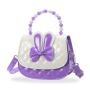 New Design Lovely Kids Crossbody Bag Fashion Mini Bow Beaded Handbag for Girls