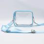 High Quality Clear Crossbody PVC Bag Transparent PVC Shoulder Bag Stadium Approved Clear Concert Bag