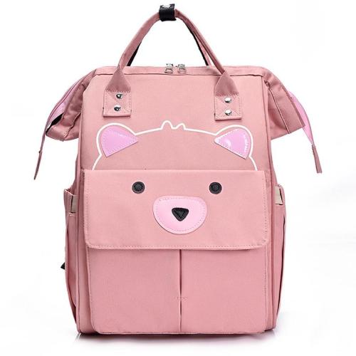 ZR466 New Mother Backpack Portable Travel Nylon Mommy Bag Bottle Diaper Multi-compartment Bottle Diaper Mother And Baby Bag