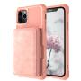 Customized leather mobil phone case cover zipper phone back holder leather phone case