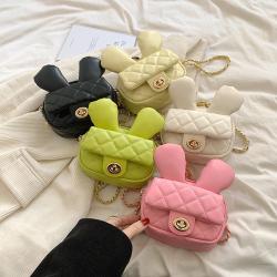 Fashion Ladies Designer Handbags Famous Brands New Style Shoulder Crossbody Bags For Kids Girls Rabbit's Ears Cuty Coin Purse