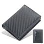 OEP004 Custom Short Card Holder Rfid Blocking Carbon Fiber Card Holder Pop Up Wallet Credit Card Holder for Men and Women