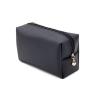 2024 New Fashion Design Private Label Custom Logo PU Leather Hand Bags Ladies Women Leather Pouches Plain Pink Makeup Bag