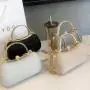 2024 New Trendy Bags for Women Luxury Fashion Ladies Handbag Small Lock Buckle Single Shoulder Chain Crossbody Bag