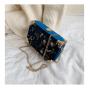 Custom 2024 velvet box hand bag Hot seller Fashion Vintage Design Luxury Bags Chain Shoulder Purses for women