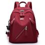 Women's backpack oxford nylon ladies shoulder bag Korean style colorful straps solid color double back schoolbag
