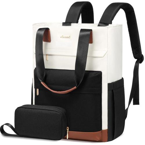 LOVEVOOK Stylish Waterproof Convertible backpack Teacher Nurse work tote travel Bag 2 pcs 15.6 in laptop backpack set for women