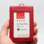 HR748 Business Work PU Leather Credit Card Holders Employee Working Bus Card Case Neck Strap Bus Access Student Card Holder