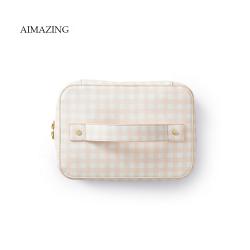Luxurious Cosmetic Case Set with Soft Leather and Elegant Design for Women's Beauty and Makeup Collection