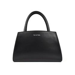 2021 New Style Elegant Black Smooth Texture Tote Lady bags Trendy  Design Women Crossbody Bag Handbags