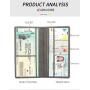 HR558 Driver's License Cover Explosion Car Insurance Leather Case Passport Case with Letter PU Ticket Protective Card Holder Bag