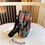 Summer Cartoon Kids Sequins Leisure Outdoor Backpack School Backpack For Kids