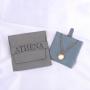 8*8 Cm Luxury Microfiber Necklace Bracelet Storage Jewelry Pouch Customized Small Gift Envelope Jewelry Bag