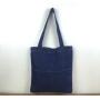 Wholesale Denim Shoulder Bag Simple Casual Women's Tote for Shopping Canvas Student School Hand Bag Korean Style