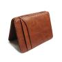 Custom oil wax leather magic card wallet magic trick wallet for men and women