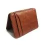 Custom oil wax leather magic card wallet magic trick wallet for men and women