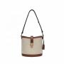 Customized Factory Price New Design Canvas Womens Bucket Bags Eco Friendly Fashion Ladies Pu Leather Crossbody Bags