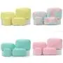 Personalized Eco Friendly Zip Lock Standup Fluffy Makeup Storage Organizer Pouch Women Furry Velvet Terry Towel Cosmetic Bag