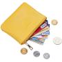 Gelory Factory Wholesale Genuine Leather Coin Purse Pouch Change Purse With Zipper For Men Women