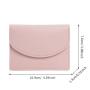 New korean style short small wallet women portable compact solid color simple girls wallets new pu leather coin purse card bag