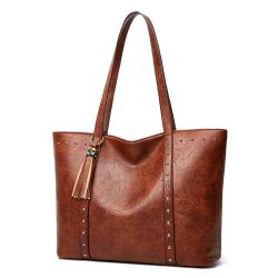 Custom design bag 2024 OEM Femme Large Capacity Pu leather Hand Luxury Tote Bag For Women Shoulder Bag