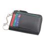 Men Genuine Leather Wallet Small Zipper Leather Men's Coin Purse KeyChain